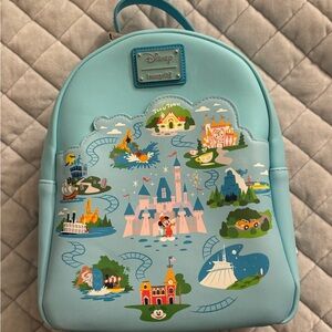 Loungefly Disneyland 65th Anniversary Convertible Mini Backpack